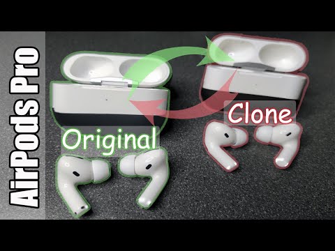 Как отличить Apple AirPods Pro от точной копии (100 работает) / original vs clone