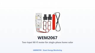 WEM2067 is designed for single-phase home solar monitoring.
