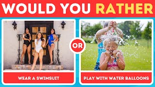 Would You Rather Summer Edition  l Quiz Quota