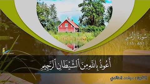 تلاوة مميزة ماتيسر من سورة الزمر للقارئ مجاهد الخالدى