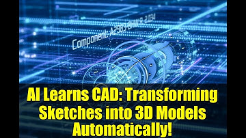 AI Learns CAD: Transforming Sketches into 3D Models Automatically!