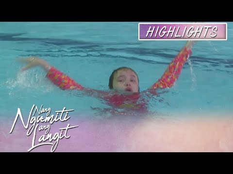 Amber drowns in the swimming pool | Nang Ngumiti Ang Langit (With Eng Subs)