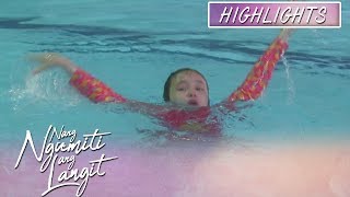 ⁣Amber drowns in the swimming pool | Nang Ngumiti Ang Langit (With Eng Subs)