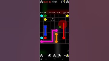 How To Solve Flow Free Bridges Challenge Pack Level 47 8x8 Board Walk Through Solution Walkthrough