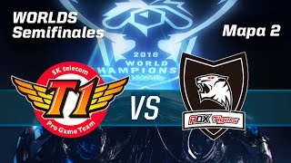 ROX TIGERS VS SKT TELECOM T1 - #WorldsSemis - World Championship 2016 - Mapa 2 - Semis