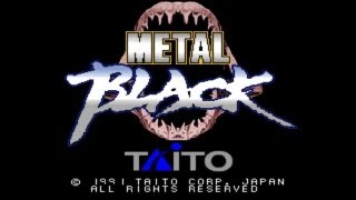 Metal Black 1991 Taito Mame Retro Arcade Games