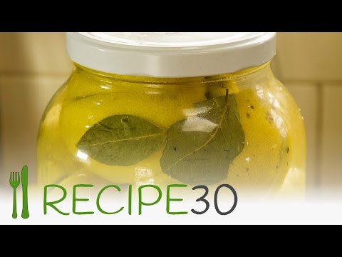 How to preserve lemons Moroccan style