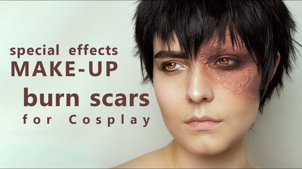 Burn Scars: SFX makeup tutorial - YouTube.