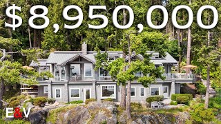 Inside this $8,950,000 Oceanfront Home on Bowen Island Home Tour
