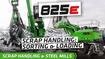 SENNEBOGEN 825 E - Scrap handling - RVR Ratisbona, Germany