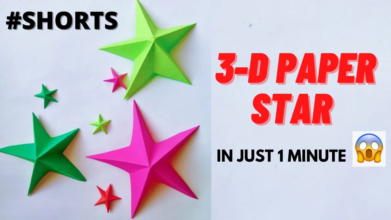 How to Make a 3D Folded Paper Star