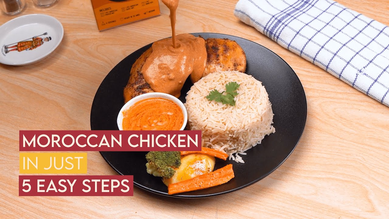 Moroccan Chicken With Munchelis || Step By Step Cooking Guide || Order Now