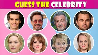 Guess The 40 Most Famous Celebrities In 5 Seconds