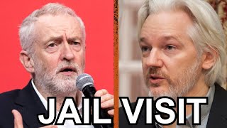 Jeremy Corbyn visits Julian Assange in Belmarsh prison