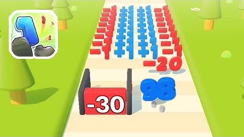 Number Run 3D||Gameplay (iOS & Android) Walkthrough part 22