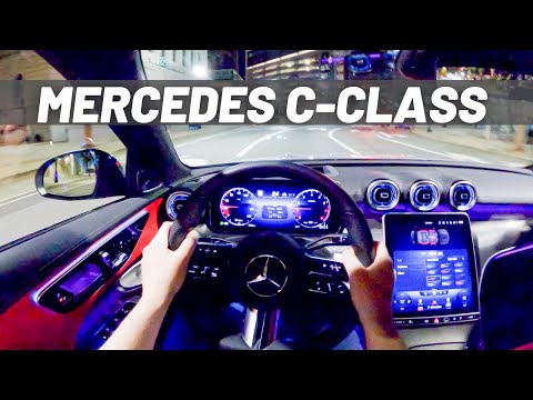 2022 Mercedes-Benz C-Class | POV NIGHT DRIVE