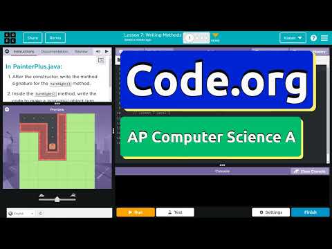 Code.org Lesson 7.1 Writing Methods | Tutorial with Answers | Unit 1 Computer Science A (CSA)