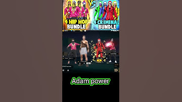 Noob prank || FF 3-3 Hip Hop bundle vs Ghamandi player Adam call me noob #youtube #tranding #shorts