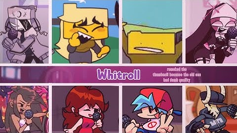 Whitroll but different characters sing it