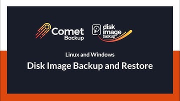 Bare Metal Backup and Restore with Comet