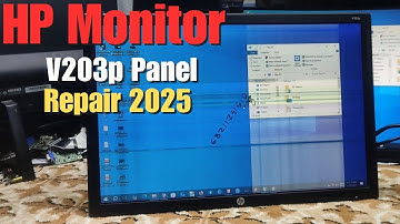 HP Monitor V203p Panel Repair 2025 | Created by Afjal Hossain