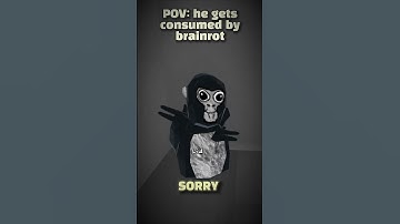 When he gets consumed by brainrot #shorts #viral #funny #fyp #gtag #vr #gorillatag #gorillatagfun