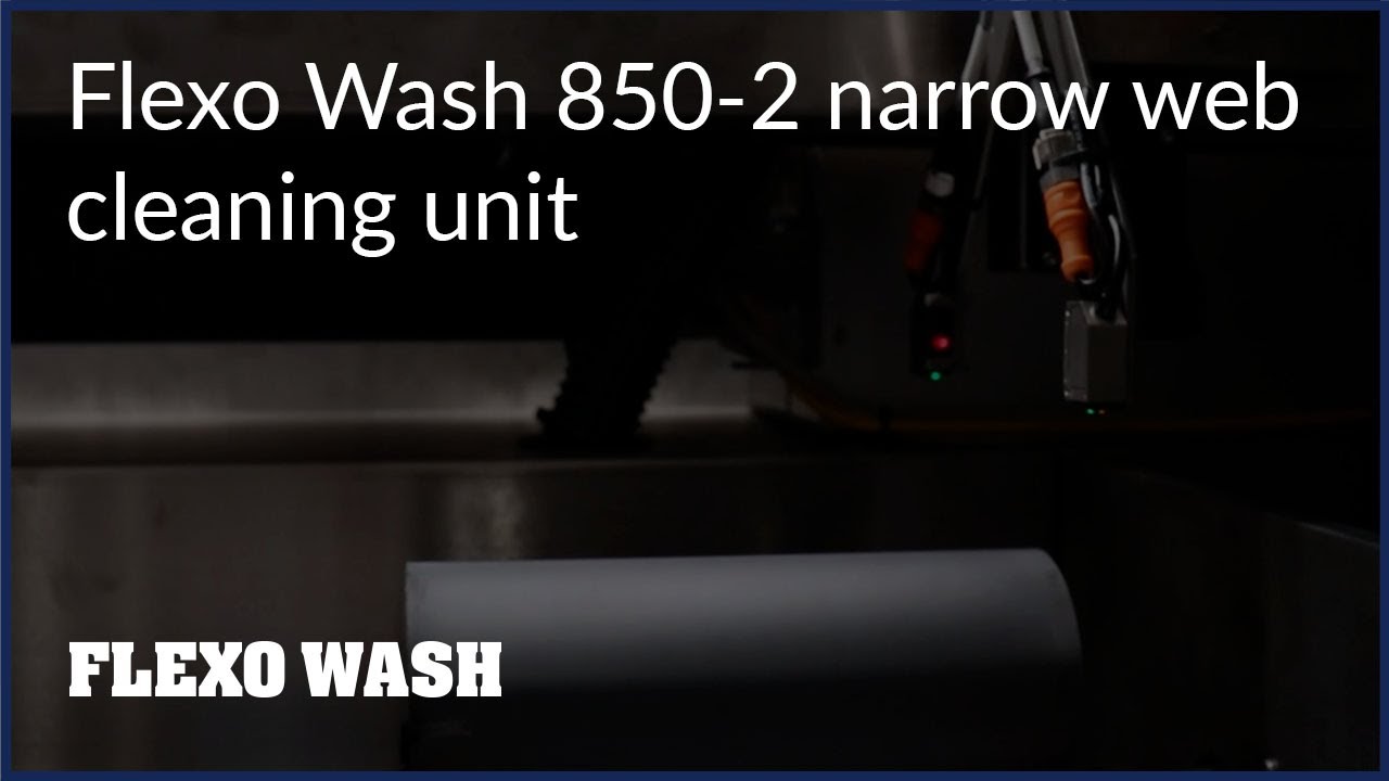 Flexo Wash 850-2 Narrow Web Laser Cleaning Unit