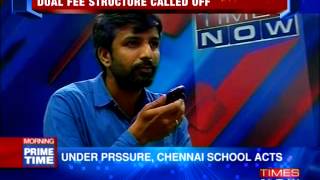 Chennai school revokes dual fee diktat