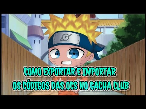 Como encurtar o código da sua oc no Gacha Club 