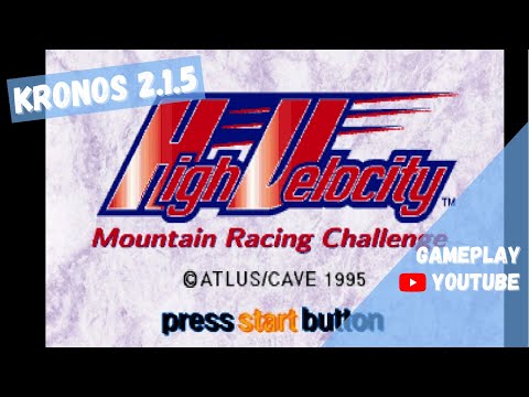 High Velocity - Mountain Racing Challenge (USA) (Gameplay) (Sega Saturn Emulator)