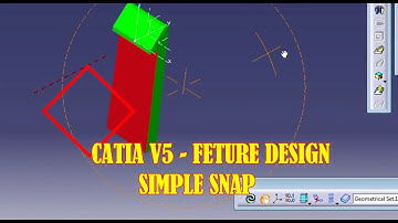 CATIA V5-PLASTIC DESIGN FETURE-SNAP