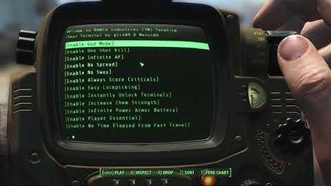 Fallout4 Mod PC Cheat Terminal Uploaded by NexusAU 8 14 2017 3 32 34 PM