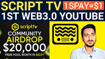Script Network Airdrop First Decentralized TV Earn SAY Tokan | Script Network Testnet Full Guide
