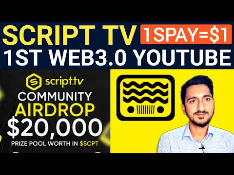 Script Network Airdrop First Decentralized TV Earn SAY Tokan | Script Network Testnet Full Guide