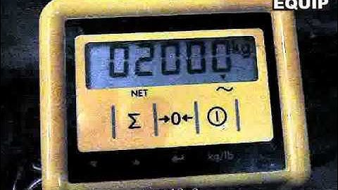ZF Scale pallet truck calibration