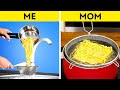 Me VS Mom || Simple Cooking Hacks to Become a Chef!