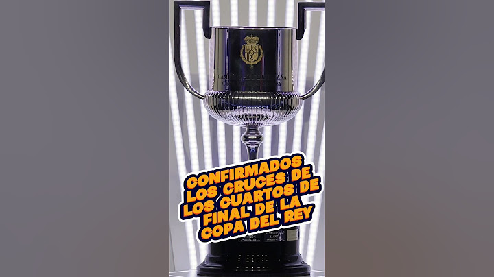 🚨Confirmados los cruces de los Cuartos de Final de La Copa del Rey 🚨#copadelrey #sorteo #futbol
