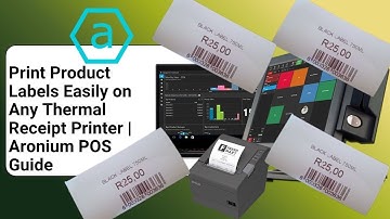 🏷️ Easiest Way to Print Labels Using Aronium POS (No Label Printer Needed!)