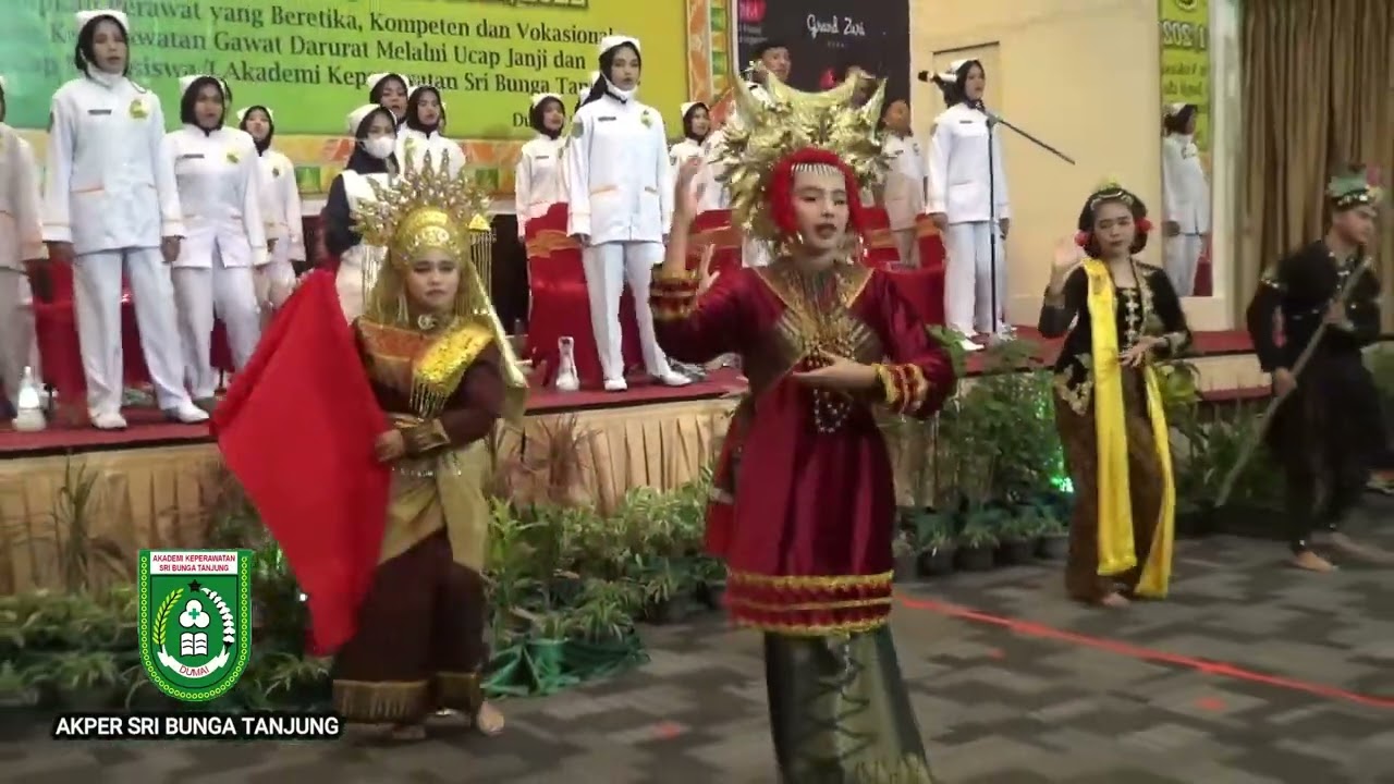 KEREN BANGET,, TARI NUSANTARA BERSAMA MAHASISWA  AKPER SRI BUNGA TAJUNG DUMAI