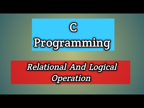 Relation And Logical Operators