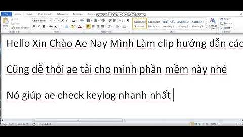Cách Check KeyLog Trên Pc