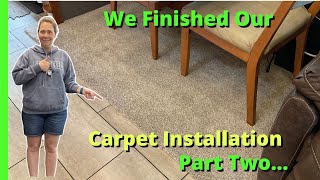 Installing RV Carpet and Binding Part II, It really is that EASY!!!!