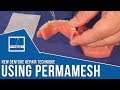 New denture repair technique using perma mesh by preat corporation