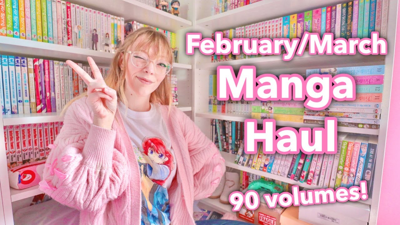 February and March Manga Haul | 90 volumes! | My Top 5 Manga Recommendations