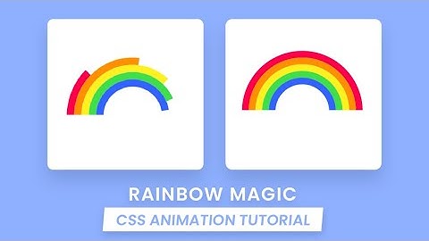 How to Create Rainbow Animation With HTML & CSS
