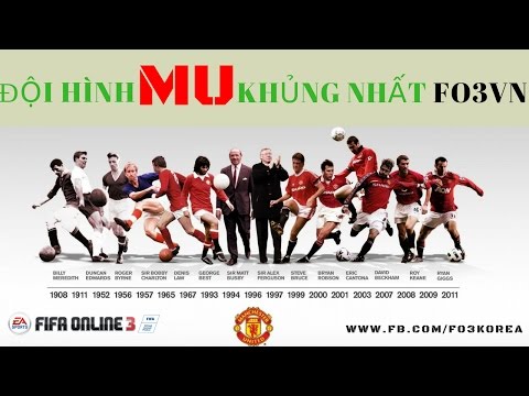 [ Fo3 Korea ] - Đội hình Manchester United khủng nhất FIFA ONLINE 3 VIỆT NAM 2017