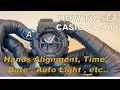 How to set a G-Shock GA-100 and all Functions Module 5081