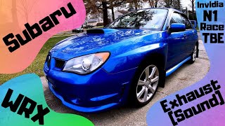 Subaru WRX Exhaust (Sound)
