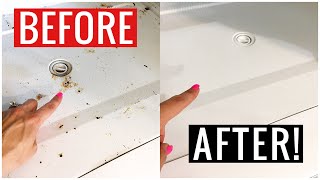 How to REMOVE RUST FAST from Fridge, Freezer, Sheet Metal, & Plastic!!! Andrea Jean Cleaning