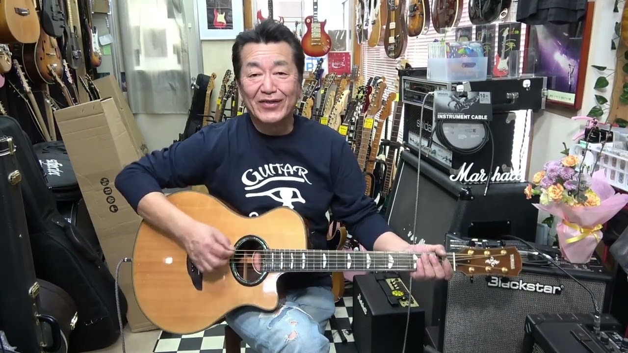 YAMAHA APX-1200 オール単板のエレアコ！ - YouTube